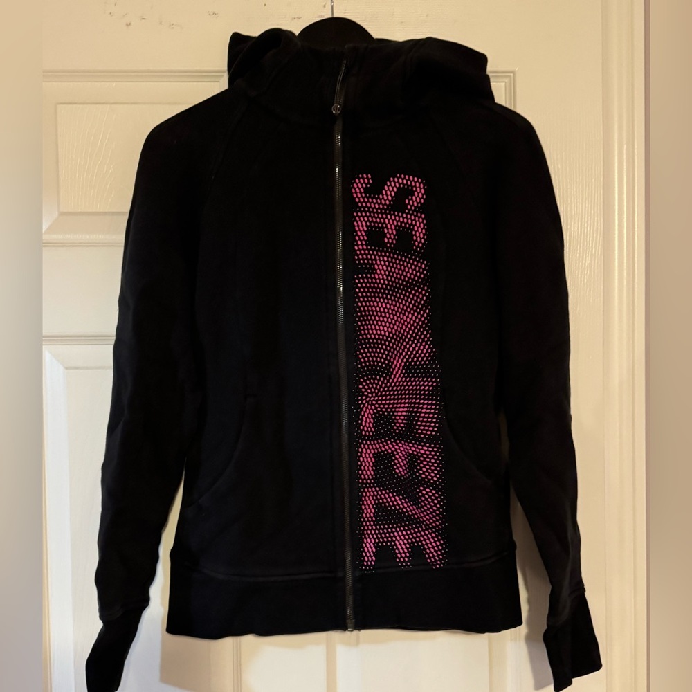 Black Zip-Up lululemon SeaWheeze Hoodie size 10